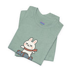 Capymo Family Adventurous Bunny Graphic Tee | Family Travel Shirt, Cute Animal T-Shirt, Fun Summer Outfit, Gift for Travelers, Vacation Wear