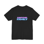 Capymo Family Starry Sky Night Vibrant Bunny Graphic Tee, Fun and Whimsical Short Sleeve Shirt, Perfect for Family Gatherings, Easter, or Everyday Wear