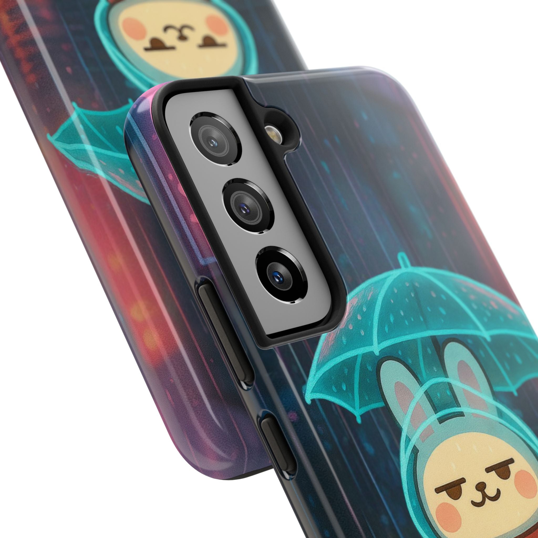 Capymo Family Cute Bunny Phone Case - Cyber Umbrella Bunny "Toto" Phone Case