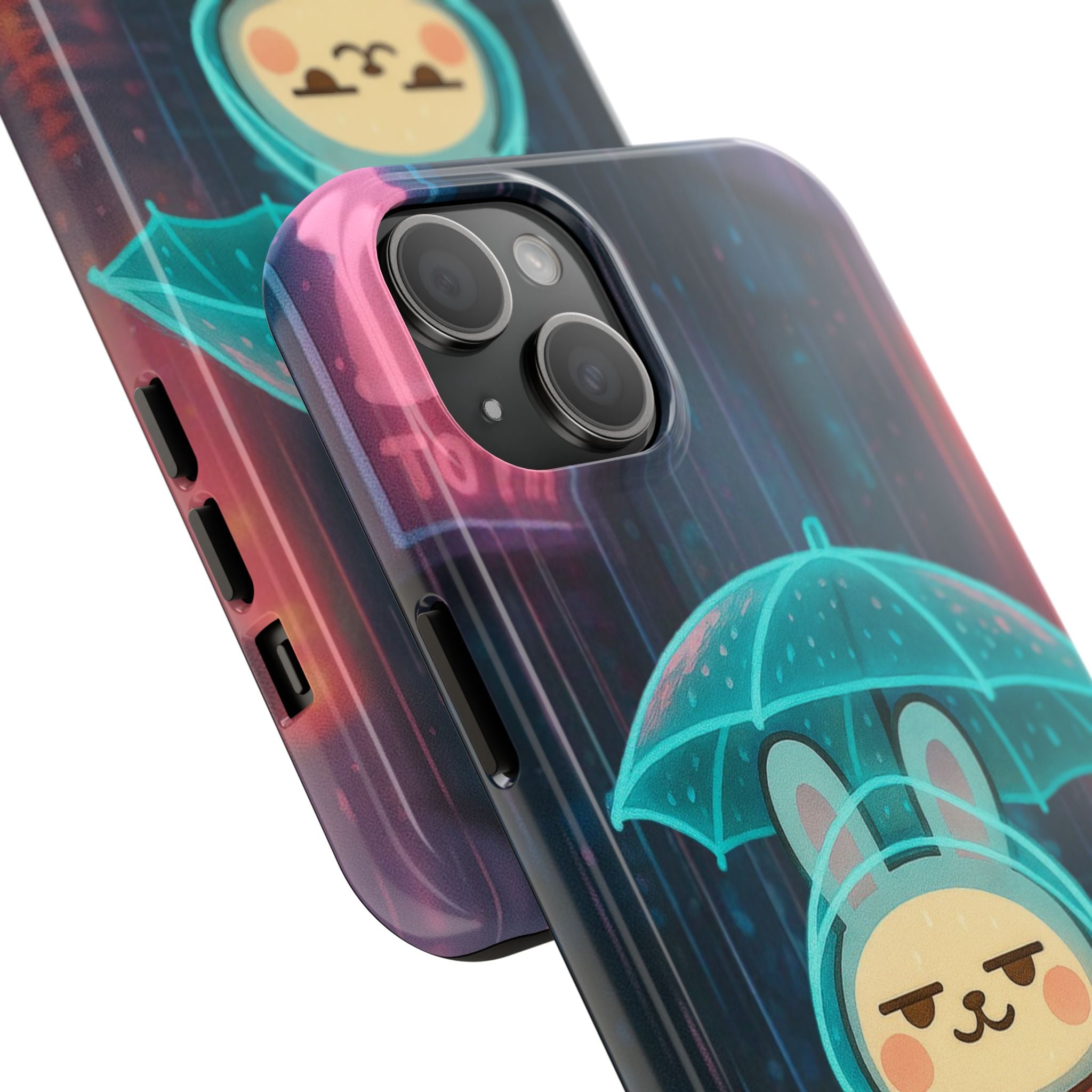 Capymo Family Cute Bunny Phone Case - Cyber Umbrella Bunny "Toto" Phone Case
