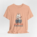 Capymo Family Adventurous Bunny Graphic Tee | Family Travel Shirt, Cute Animal T-Shirt, Fun Summer Outfit, Gift for Travelers, Vacation Wear