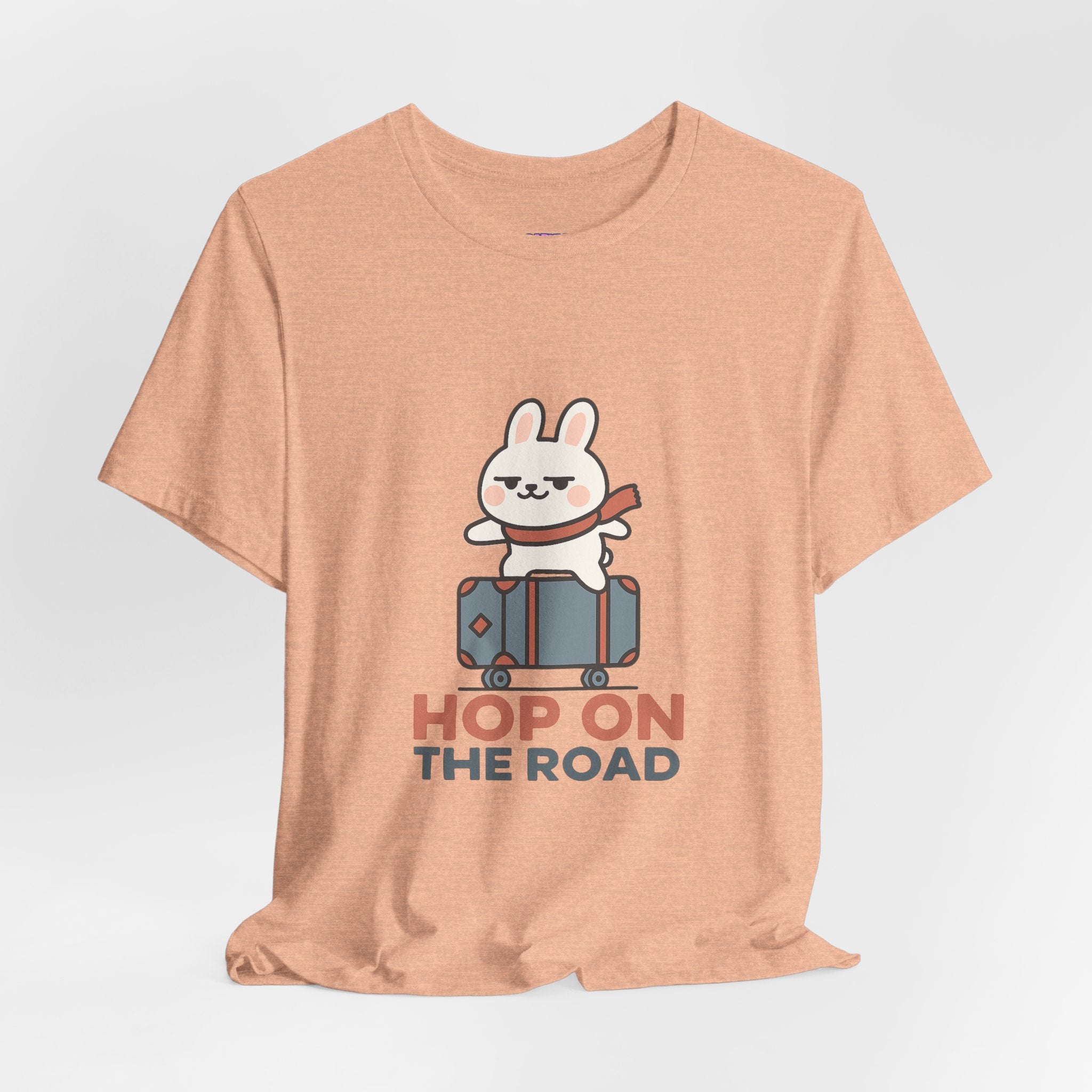Capymo Family Adventurous Bunny Graphic Tee | Family Travel Shirt, Cute Animal T-Shirt, Fun Summer Outfit, Gift for Travelers, Vacation Wear