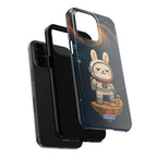 Capymo Family Cute Cartoon Bunny Tough Phone Case –Cute Astronaut  Bunny "Toto" Phone Case