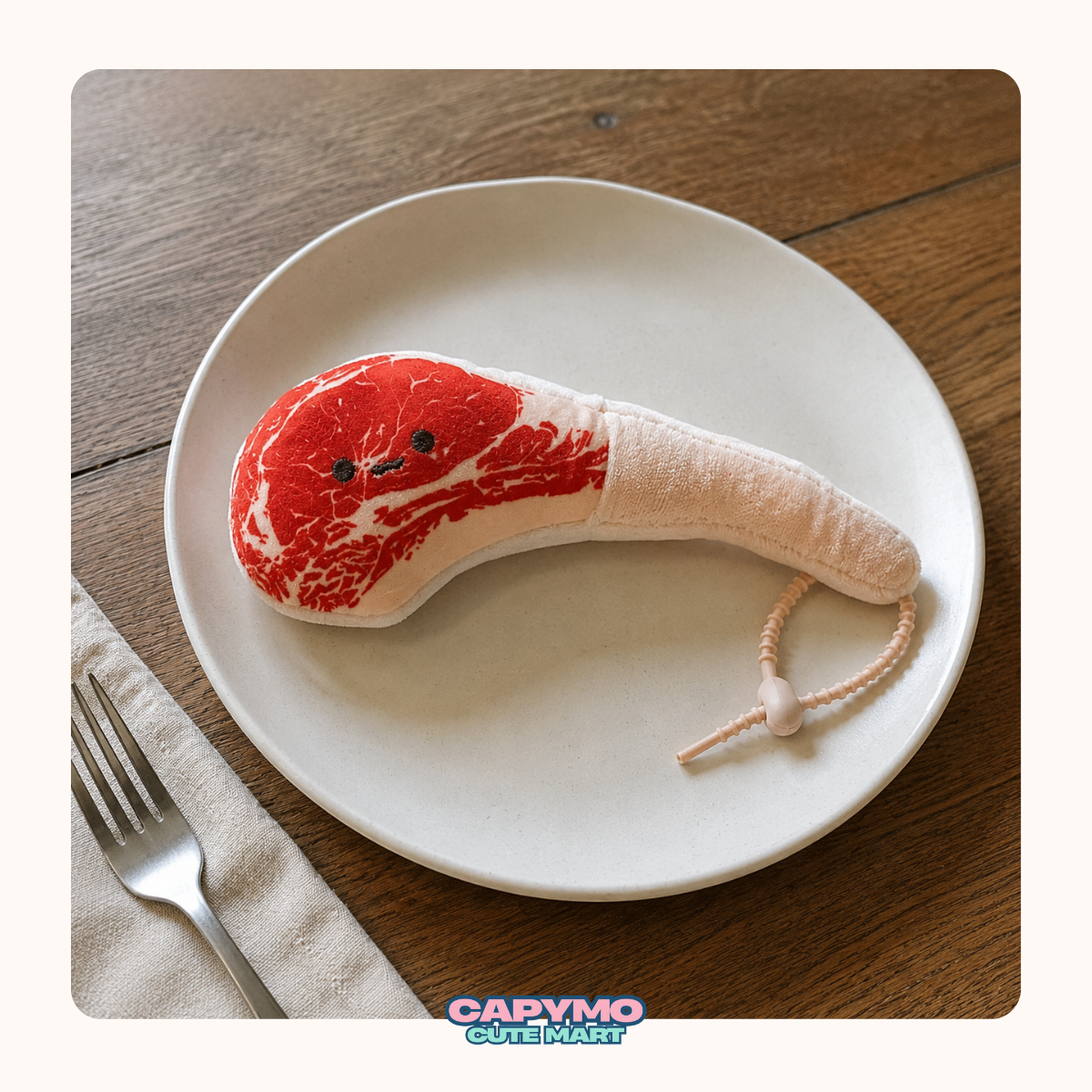 Garlic Butter Surf & Turf Plush Trio – Steak, Shrimp & Garlic Set