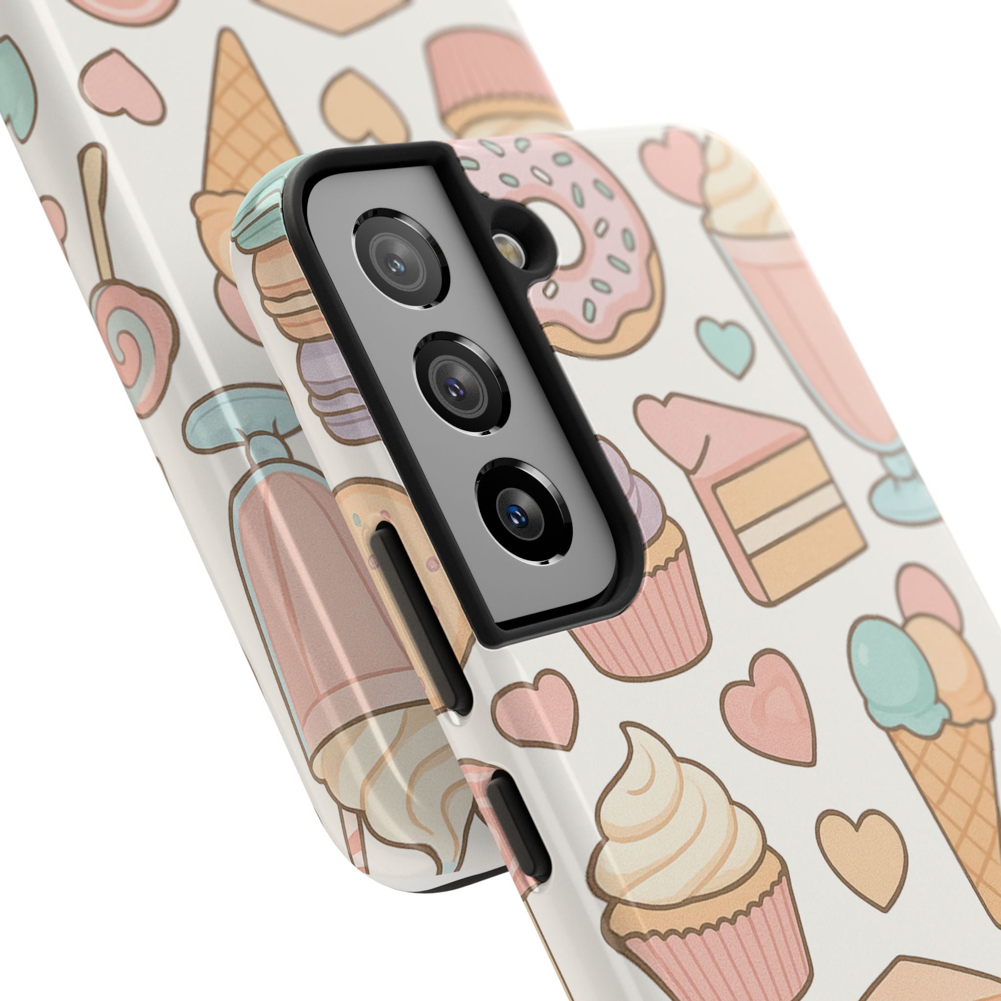 Capymo Family Kawaii Dessert Phone Case – “Sweet Tooth Collection” Ice Cream, Cake, and Candy Cute Pastel Design