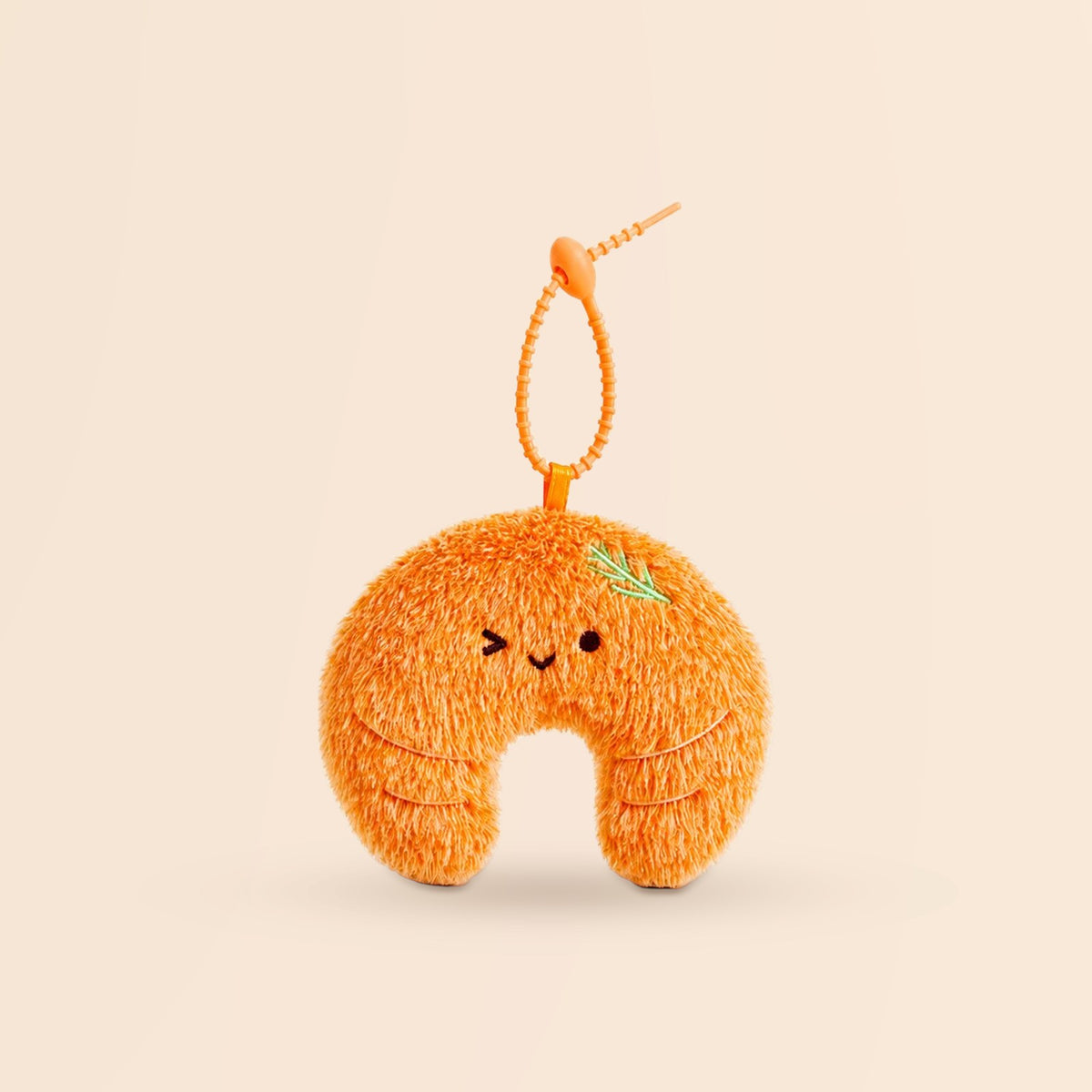 Finn the Salmon Steak Plush Keychain