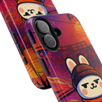 Capymo Family Sunset Skate Bunny Phone Case – Vibrant Skatepark Bunny "Toto" Phone Case