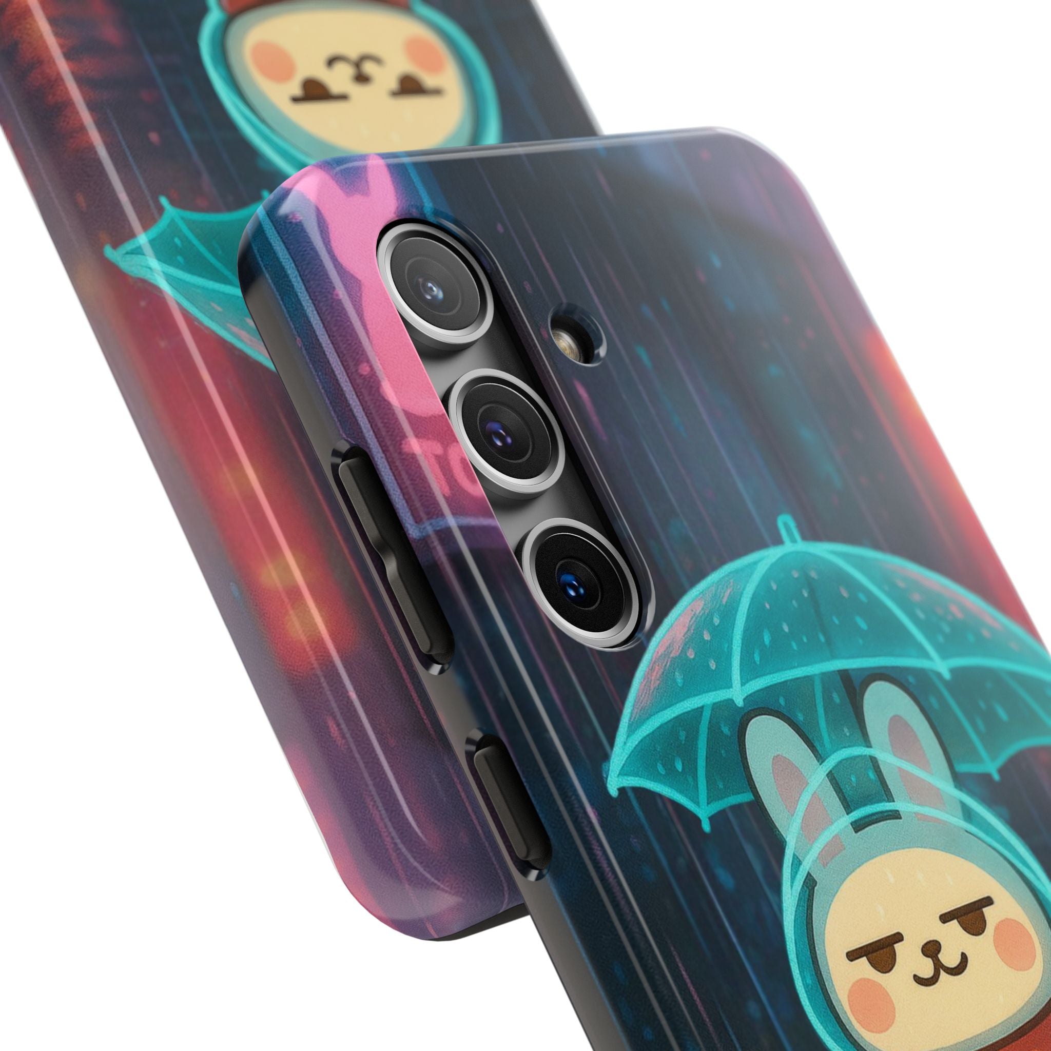 Capymo Family Cute Bunny Phone Case - Cyber Umbrella Bunny "Toto" Phone Case