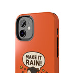 Capymo Family Playful Cute Cartoon Bunny Tough Phone Case –"Make It Rain" Bunny "Toto" Phone Case