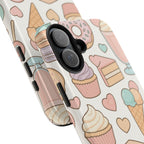 Capymo Family Kawaii Dessert Phone Case – “Sweet Tooth Collection” Ice Cream, Cake, and Candy Cute Pastel Design