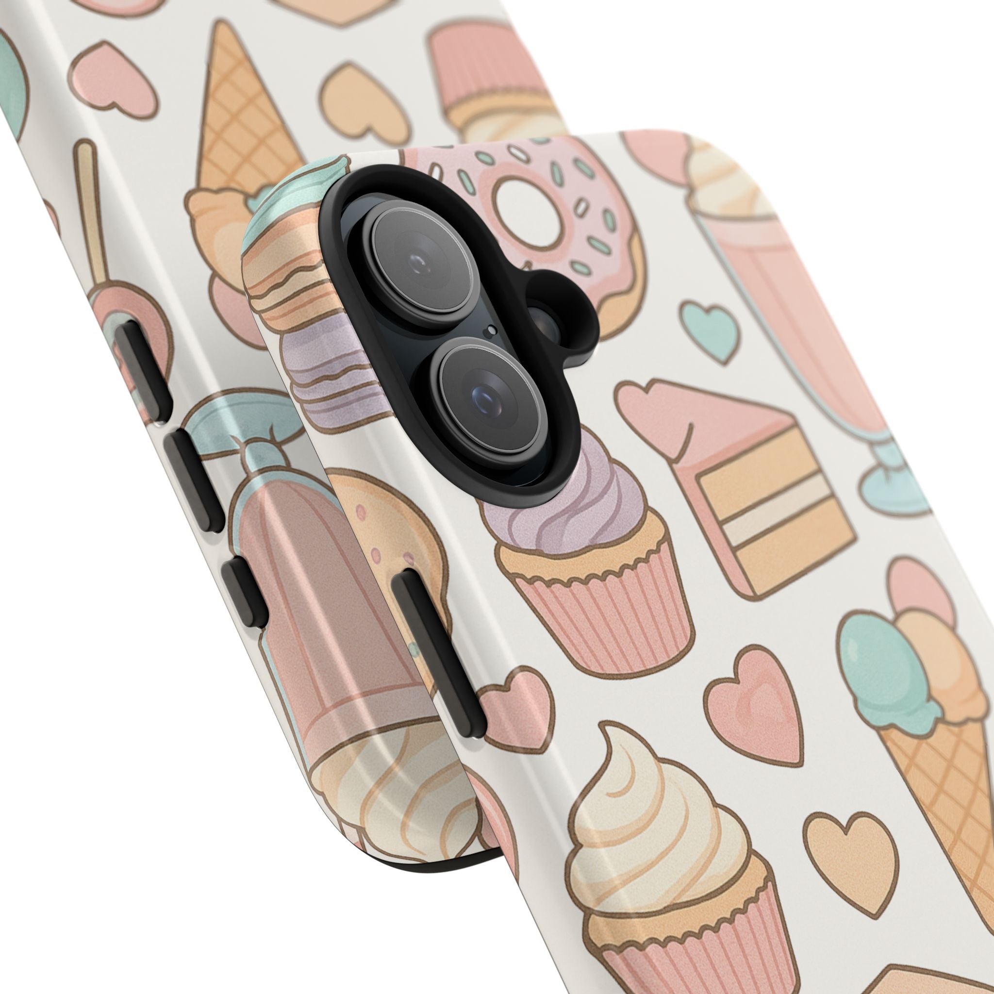 Capymo Family Kawaii Dessert Phone Case – “Sweet Tooth Collection” Ice Cream, Cake, and Candy Cute Pastel Design