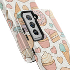 Capymo Family Kawaii Dessert Phone Case – “Sweet Tooth Collection” Ice Cream, Cake, and Candy Cute Pastel Design