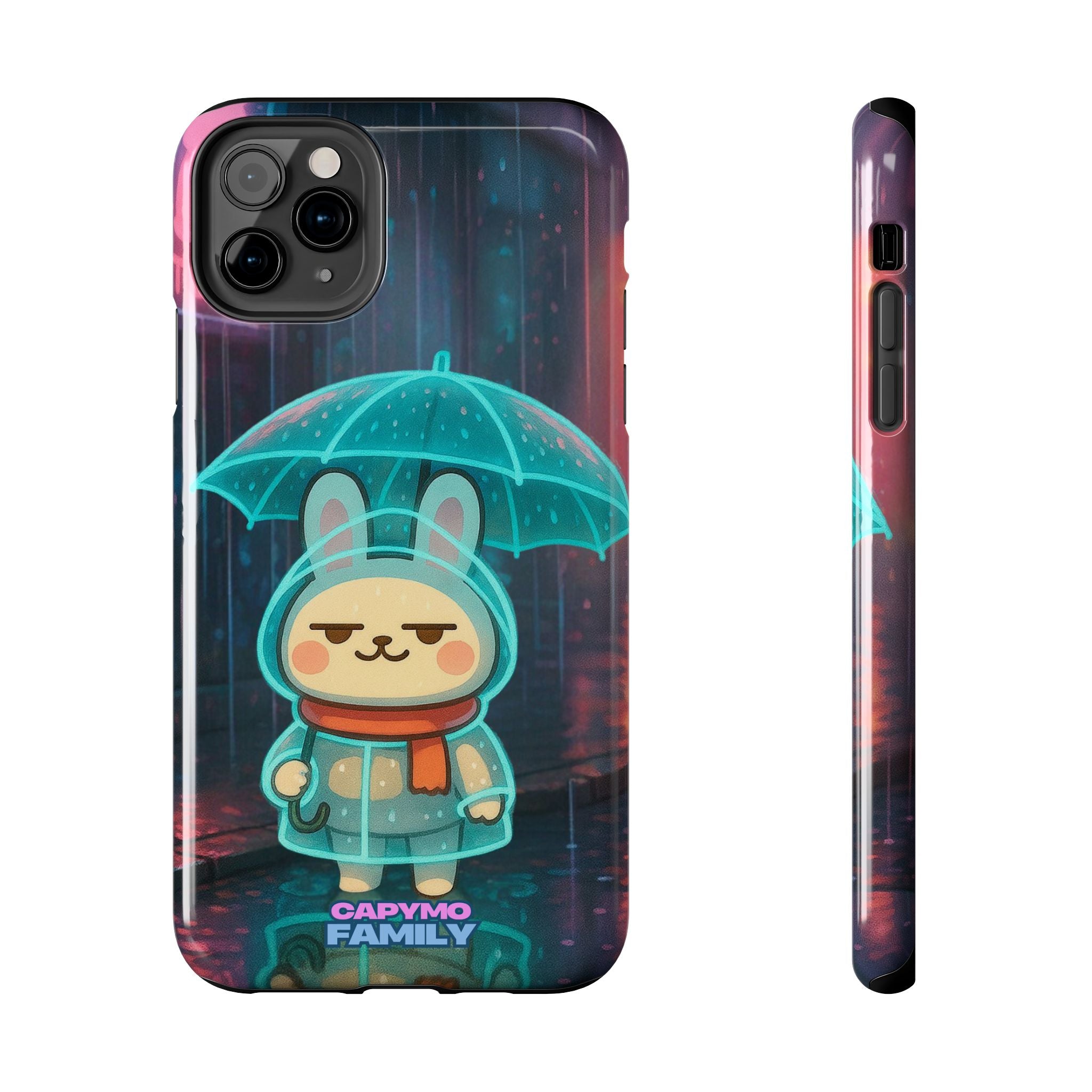 Capymo Family Cute Bunny Phone Case - Cyber Umbrella Bunny "Toto" Phone Case