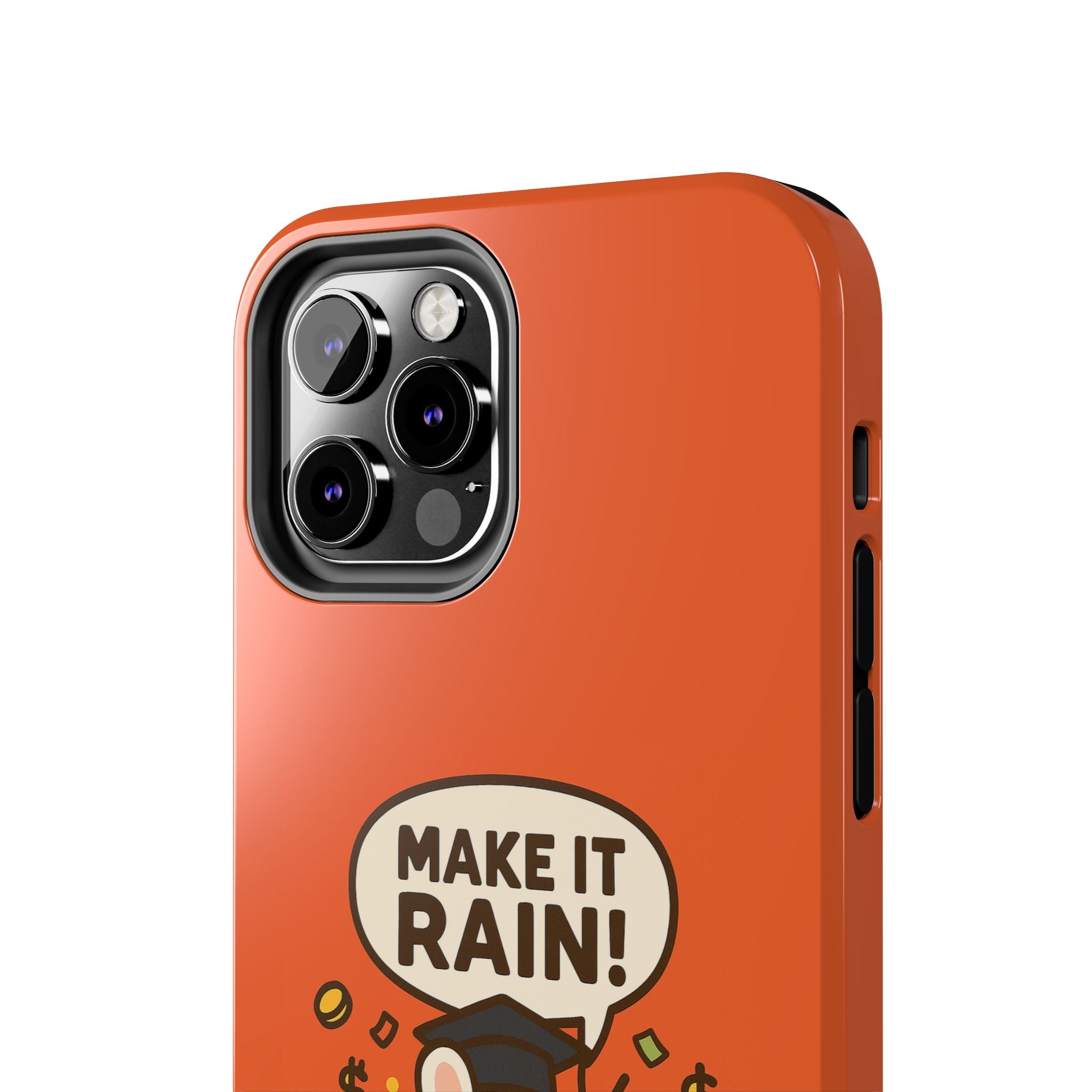 Capymo Family Playful Cute Cartoon Bunny Tough Phone Case –"Make It Rain" Bunny "Toto" Phone Case