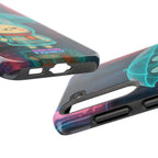 Capymo Family Cute Bunny Phone Case - Cyber Umbrella Bunny "Toto" Phone Case