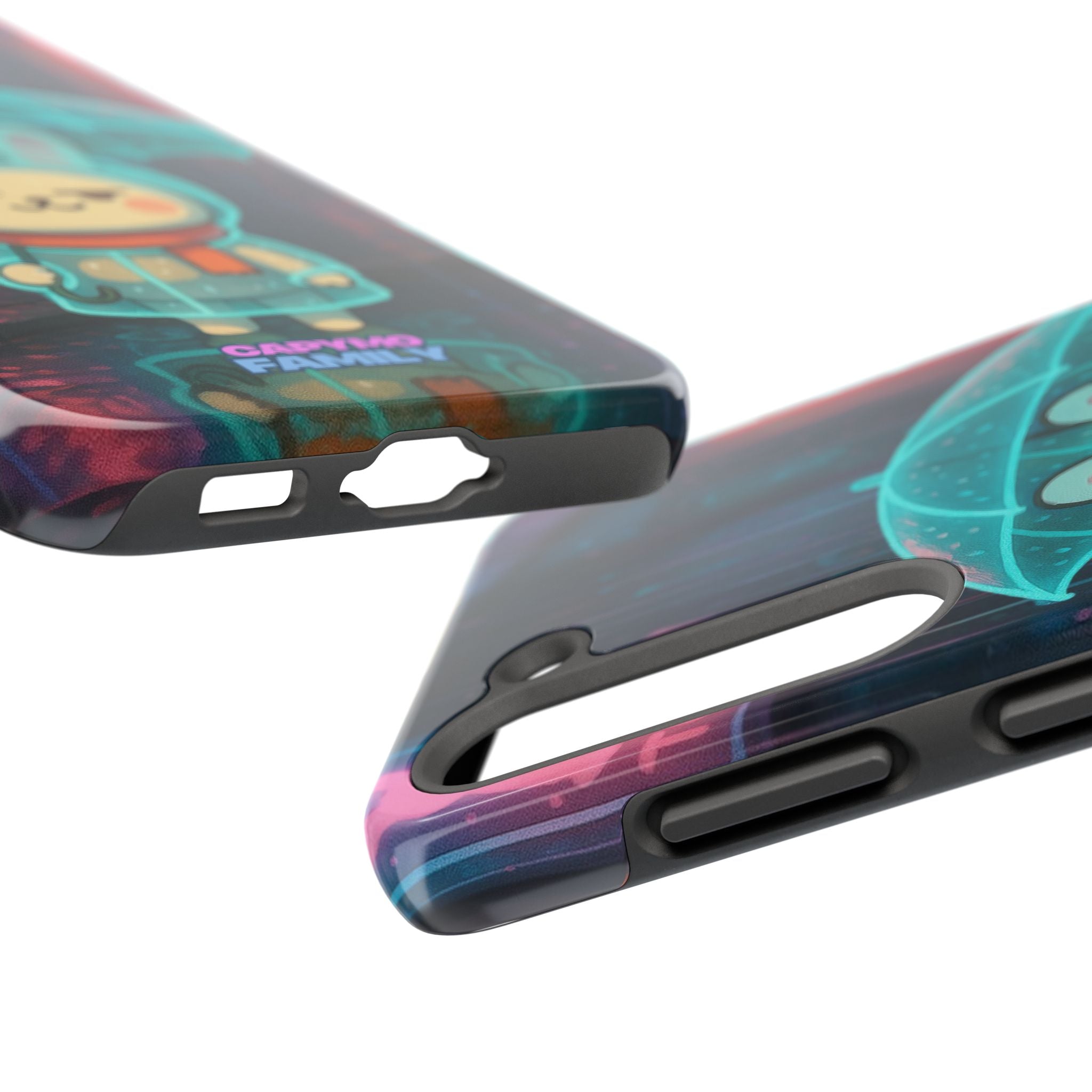 Capymo Family Cute Bunny Phone Case - Cyber Umbrella Bunny "Toto" Phone Case