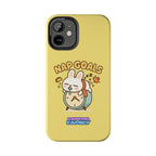 Capymo Family “Nap Goals” Phone Case – Cute Bunny Toto Sleeping on Alarm Clock Cover