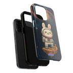 Capymo Family Cute Cartoon Bunny Tough Phone Case –Cute Astronaut  Bunny "Toto" Phone Case