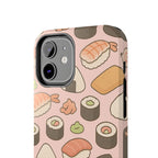 Capymo Family Kawaii Sushi Phone Case – Cute Sushi Pattern Phone Case