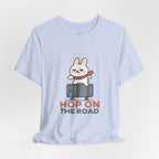 Capymo Family Adventurous Bunny Graphic Tee | Family Travel Shirt, Cute Animal T-Shirt, Fun Summer Outfit, Gift for Travelers, Vacation Wear