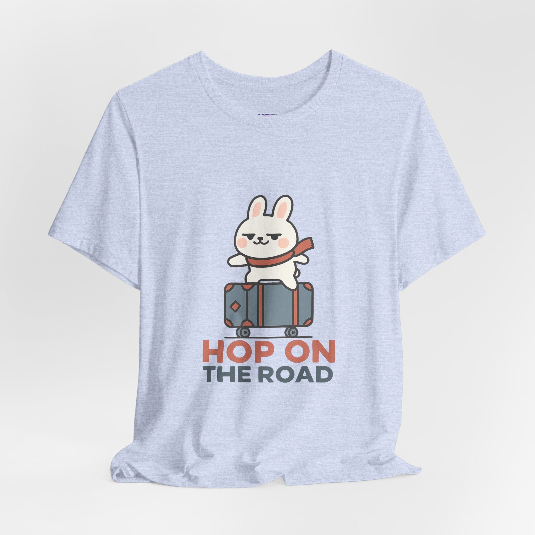 Capymo Family Adventurous Bunny Graphic Tee | Family Travel Shirt, Cute Animal T-Shirt, Fun Summer Outfit, Gift for Travelers, Vacation Wear