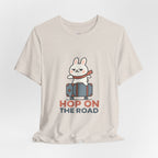 Capymo Family Adventurous Bunny Graphic Tee | Family Travel Shirt, Cute Animal T-Shirt, Fun Summer Outfit, Gift for Travelers, Vacation Wear