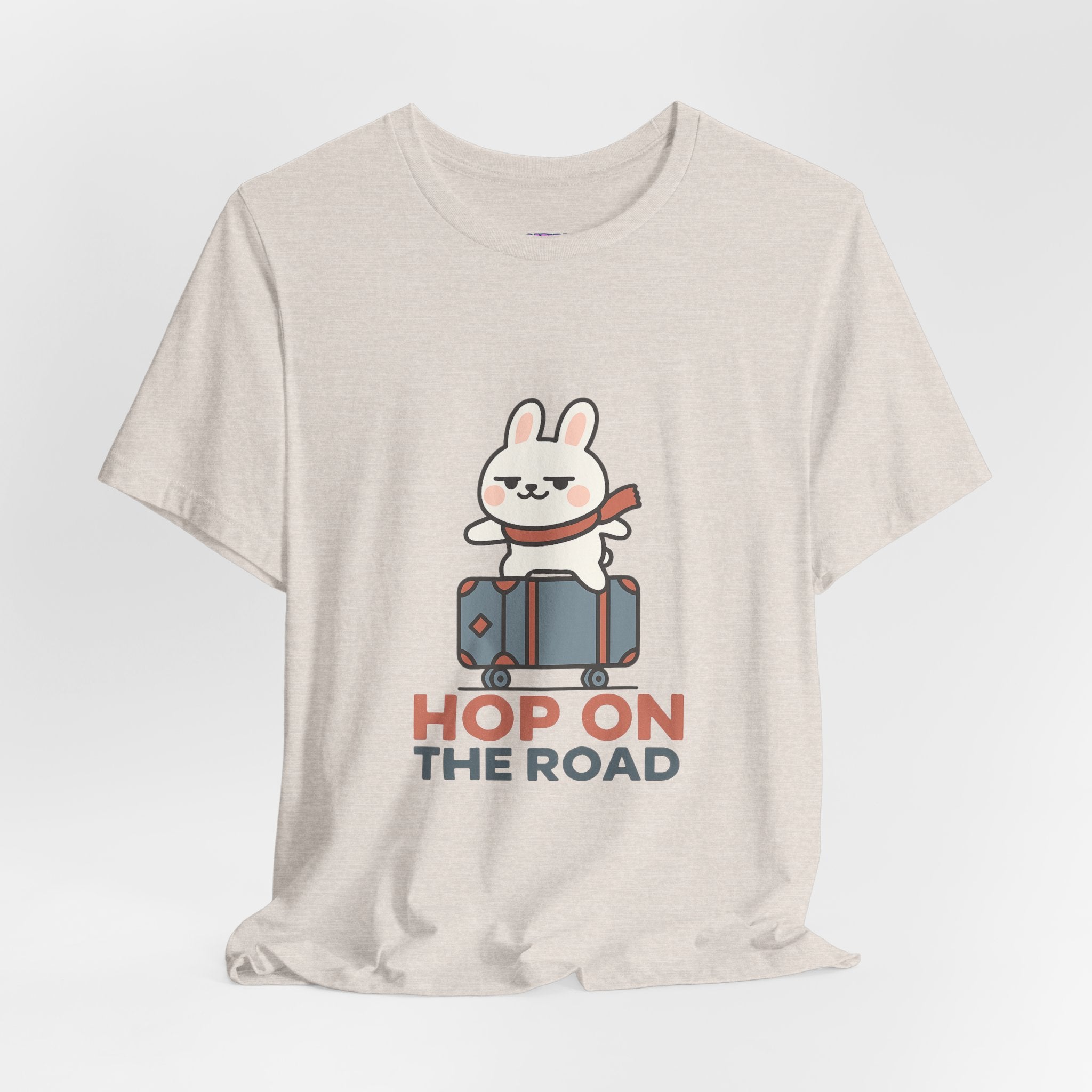 Capymo Family Adventurous Bunny Graphic Tee | Family Travel Shirt, Cute Animal T-Shirt, Fun Summer Outfit, Gift for Travelers, Vacation Wear