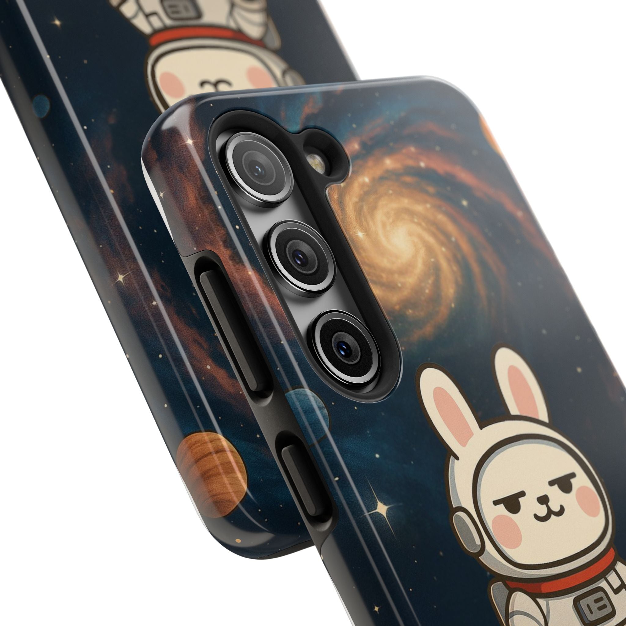 Capymo Family Cute Cartoon Bunny Tough Phone Case –Cute Astronaut  Bunny "Toto" Phone Case