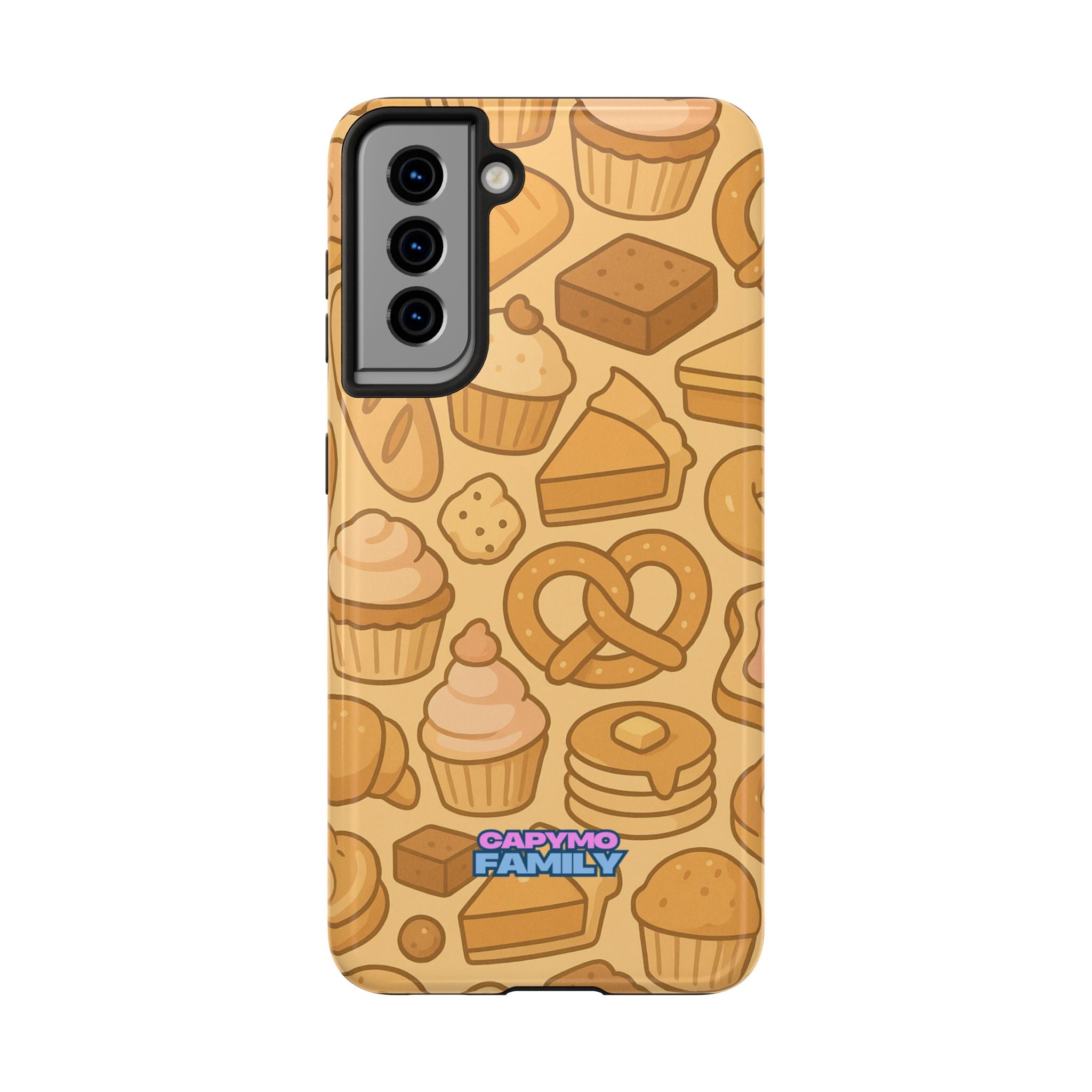 Capymo Family Kawaii Dessert Phone Case – Cute Aesthetic iPhone Cover with Pastry & Sweets Pattern