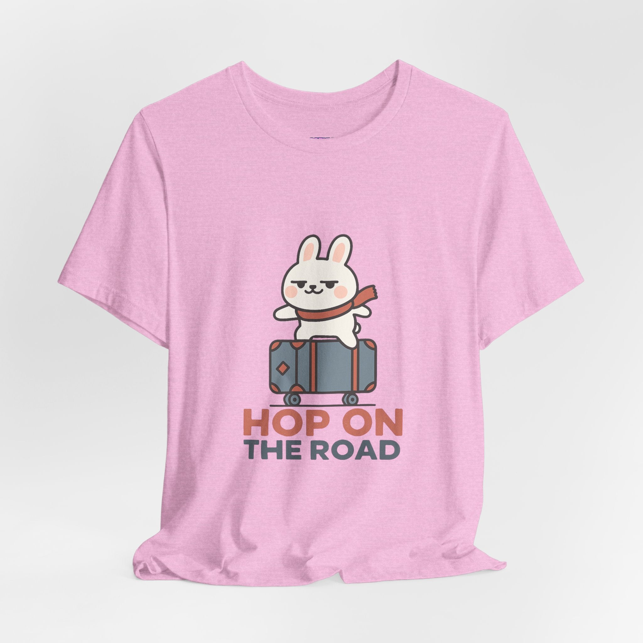 Capymo Family Adventurous Bunny Graphic Tee | Family Travel Shirt, Cute Animal T-Shirt, Fun Summer Outfit, Gift for Travelers, Vacation Wear