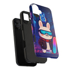 Capymo Family Cute Cartoon Bunny Tough Phone Case –Cyberpunk Bunny "Toto" Phone Case