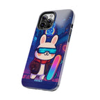 Capymo Family Cute Cartoon Bunny Tough Phone Case –Cyberpunk Bunny "Toto" Phone Case
