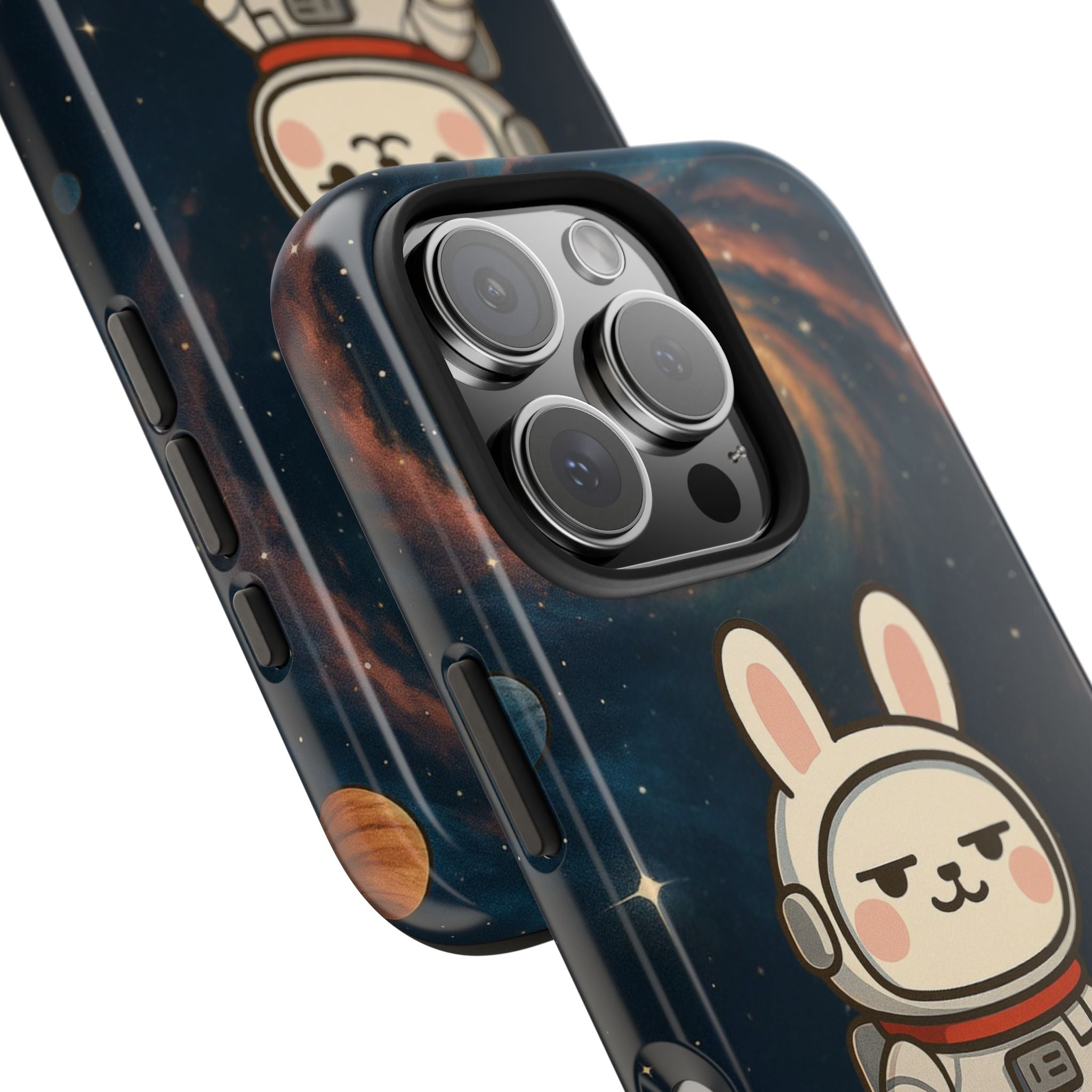 Capymo Family Cute Cartoon Bunny Tough Phone Case –Cute Astronaut  Bunny "Toto" Phone Case