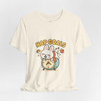 Capymo Family Kawaii Bunny Soft Cotton T-Shirt – "Nap Goals" "Toto" The Bunny Cute Tee (Unisex)