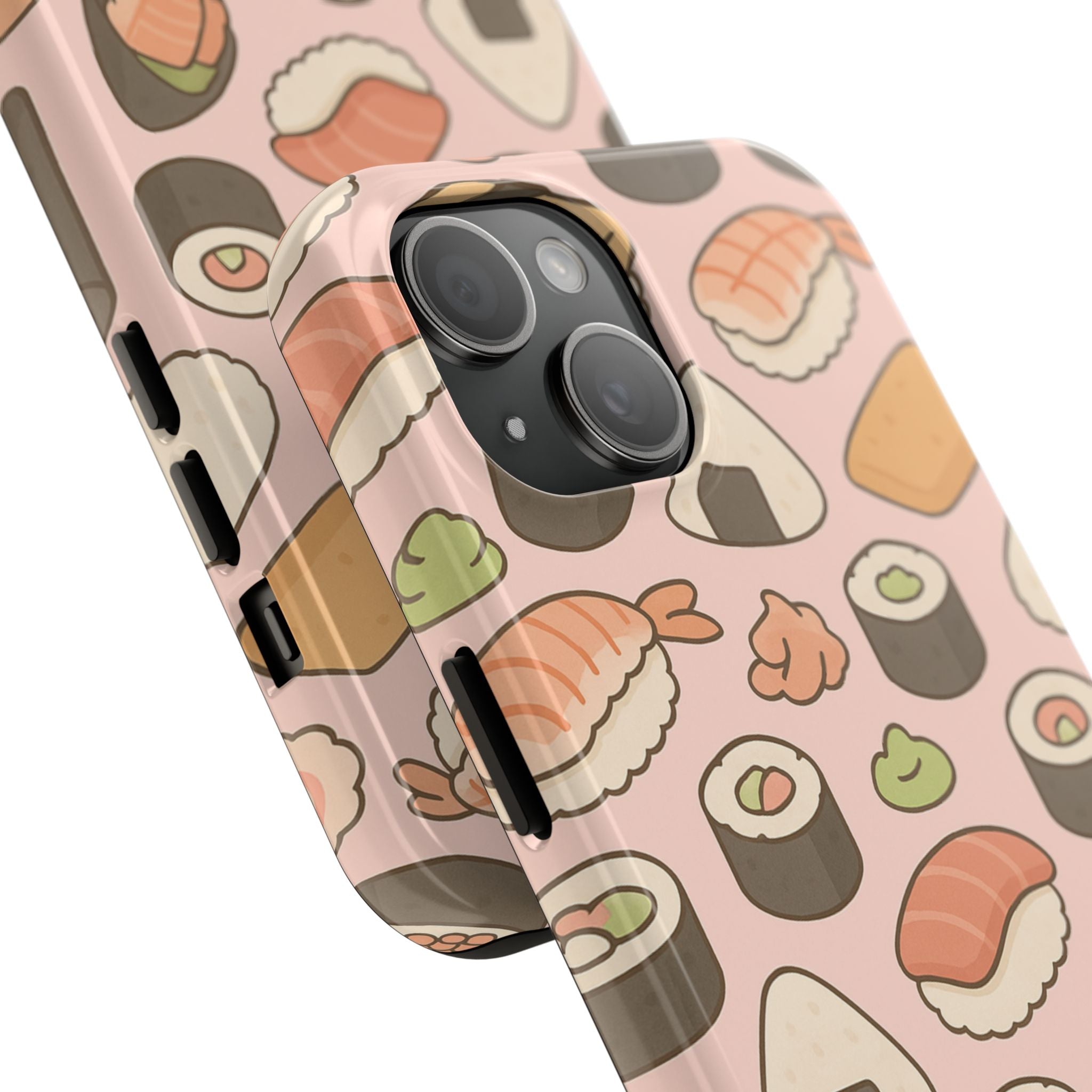 Capymo Family Kawaii Sushi Phone Case – Cute Sushi Pattern Phone Case