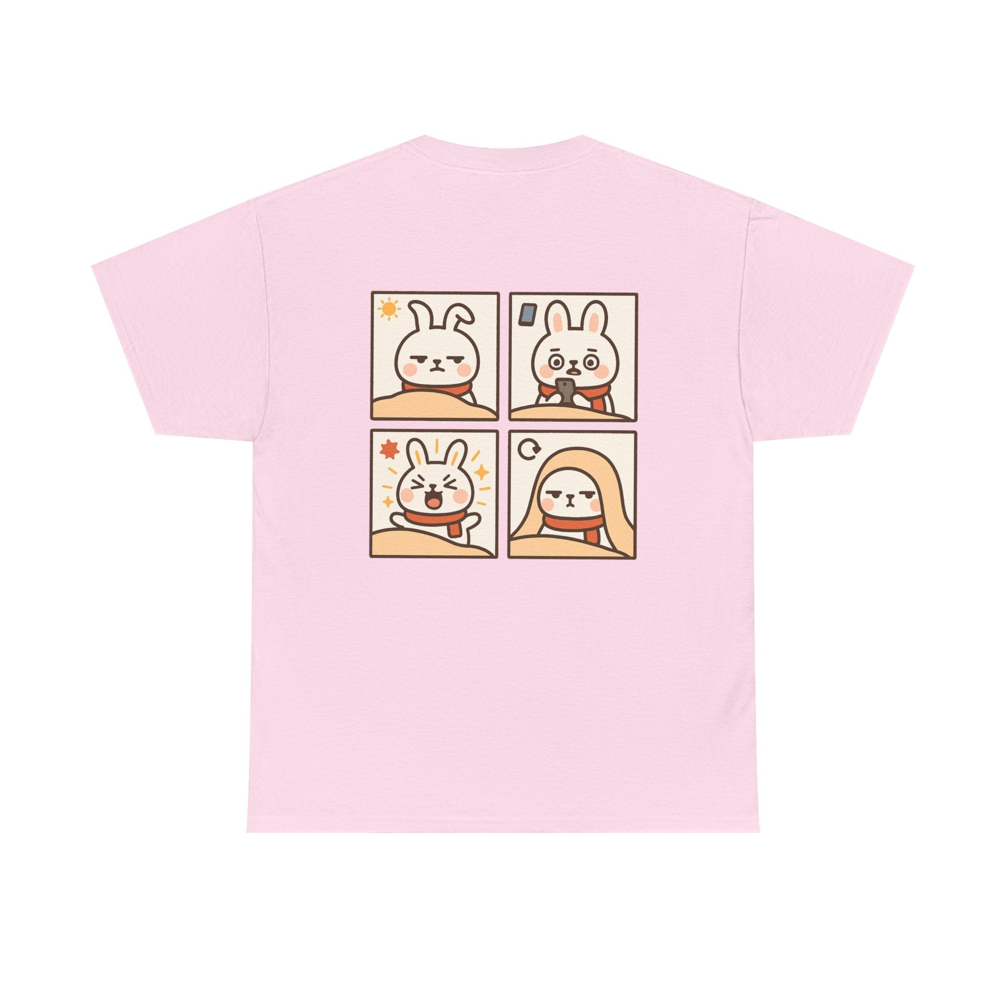 Capymo Family Themed Cute Animal Tee, Cute Cartoon T-Shirt, Bunny Graphic Tee, Funny Family Shirt, Adorable Unisex Cotton Tee
