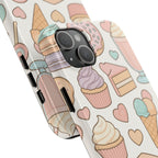 Capymo Family Kawaii Dessert Phone Case – “Sweet Tooth Collection” Ice Cream, Cake, and Candy Cute Pastel Design