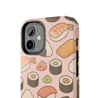 Capymo Family Kawaii Sushi Phone Case – Cute Sushi Pattern Phone Case