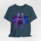 Capymo Family Kawaii Bunny Soft Cotton T-Shirt – "Main Character Energy" "Toto" The Bunny Cute Tee (Unisex)