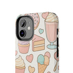 Capymo Family Kawaii Dessert Phone Case – “Sweet Tooth Collection” Ice Cream, Cake, and Candy Cute Pastel Design