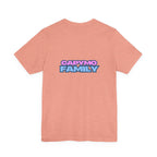 Capymo Family Starry Sky Night Vibrant Bunny Graphic Tee, Fun and Whimsical Short Sleeve Shirt, Perfect for Family Gatherings, Easter, or Everyday Wear