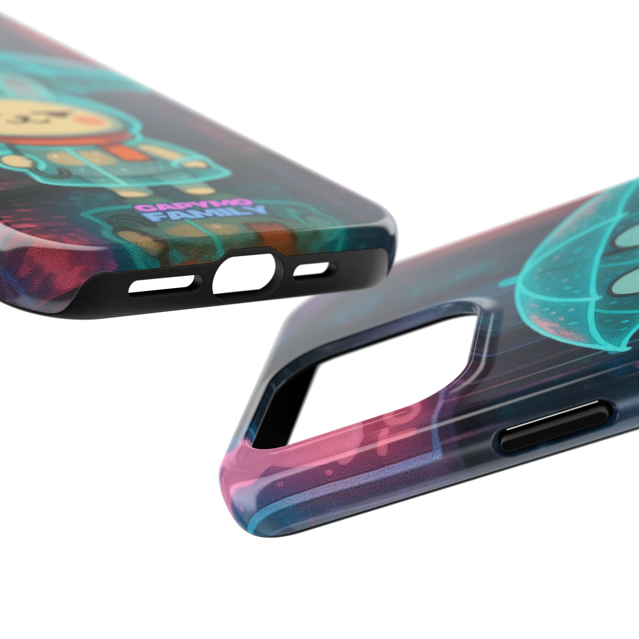 Capymo Family Cute Bunny Phone Case - Cyber Umbrella Bunny "Toto" Phone Case
