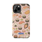 Capymo Family Kawaii Sushi Phone Case – Cute Sushi Pattern Phone Case