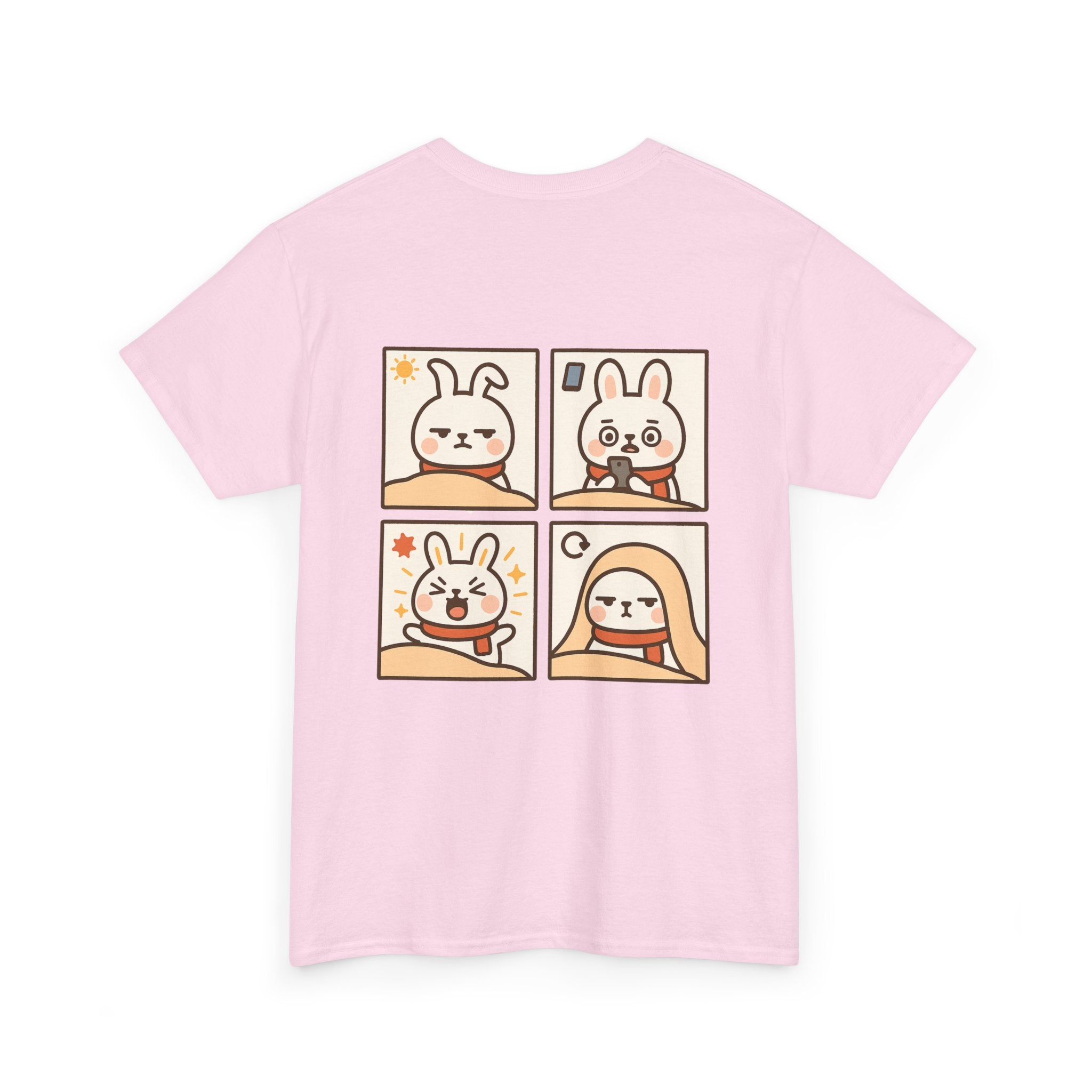 Capymo Family Themed Cute Animal Tee, Cute Cartoon T-Shirt, Bunny Graphic Tee, Funny Family Shirt, Adorable Unisex Cotton Tee