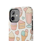 Capymo Family Kawaii Dessert Phone Case – “Sweet Tooth Collection” Ice Cream, Cake, and Candy Cute Pastel Design