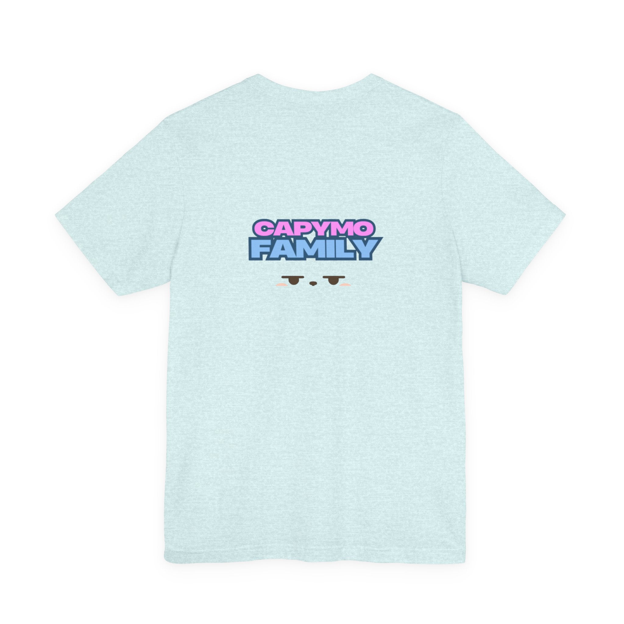 Capymo Family Cute Bunny Music Unisex Tee, Soft Beats Only, Gift for Music Lovers, Relaxed Fit T-Shirt, Animal Lover Apparel, Casual Wear