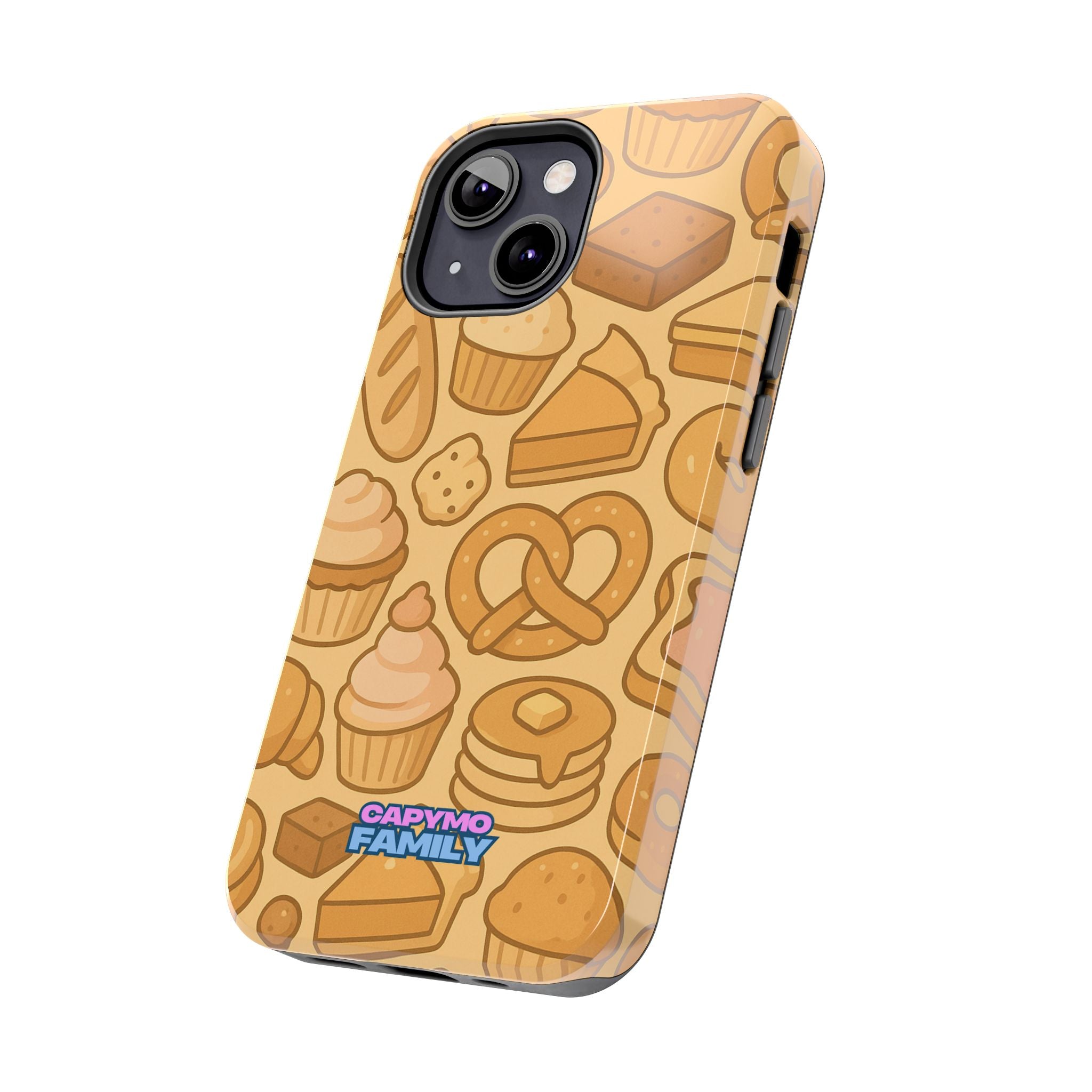 Capymo Family Kawaii Dessert Phone Case – Cute Aesthetic iPhone Cover with Pastry & Sweets Pattern