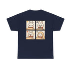 Capymo Family Themed Cute Animal Tee, Cute Cartoon T-Shirt, Bunny Graphic Tee, Funny Family Shirt, Adorable Unisex Cotton Tee