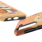 Capymo Family Sunset Surf Bunny Phone Case – Tropical Beach Skateboard Bunny "Toto" Phone Case