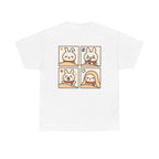 Capymo Family Themed Cute Animal Tee, Cute Cartoon T-Shirt, Bunny Graphic Tee, Funny Family Shirt, Adorable Unisex Cotton Tee